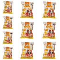 Kit 10 Pipocas Anlife Salgada 65g Sabor:Queijo Kit 10 Pipocas Anlife Salgada 65g Sabor:Queijo