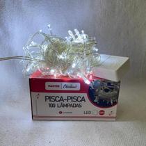 Kit 10 Pisca Pisca Natal Led Lâmpadas Branco Frio 8 funções