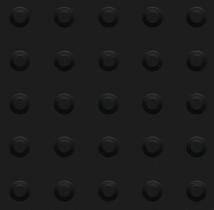 Kit 10 Piso Tátil Acessibilidade Alerta 25x25cm em PVC Preto