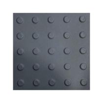 Kit 10 pisos tatil alerta cinza texturizado pvc 25x25cm