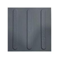 Kit 10 Pisos Tatil Direcional Cinza Texturizado Pvc 25X25Cm