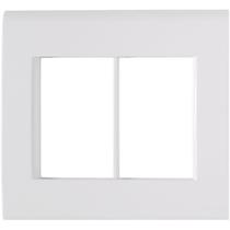 Kit 10 placa 4x4 6 postos liz branca tramontina 57106031 Kit 10 placa 4x4 6 postos liz branca tramontina 57106031