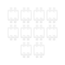 Kit 10 Placa Cega 4x4 PIAL PoP Espelho Com Suporte Branca
