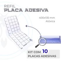 Kit 10 Placa Cola 400x135 mm para Controle de Insetos Armadilha Luminosa Kit 10 Placa Cola 400x135 mm para Controle de Insetos Armadilha Luminosa