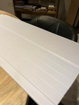 Kit 10 Placa De Forro Pvc Branca Frisado 1,00cm X 0,20cm Branco