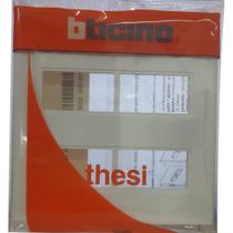 Kit 10 Placa em ABS 4x4 4 Postos Bticino Thesi M9CT4