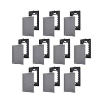 Kit 10 Placa/Espelho 4X2 Cega 618500CZ+ Pial Plus+ Legrand Kit 10 Placa/Espelho 4X2 Cega 618500CZ+ Pial Plus+ Legrand