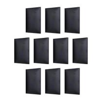 Kit 10 Placa/Espelho 4X2 Cega Preto Pial Plus+ 618500PT+