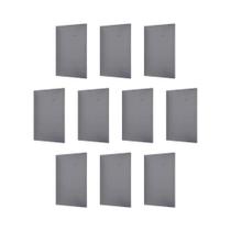 Kit 10 Placa/Espelho 4X2 Cinza Preto Pial Plus+ 618500CZ+ Kit 10 Placa/Espelho 4X2 Cinza Preto Pial Plus+ 618500CZ+