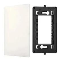 Kit 10 Placa Espelho Cega Branca 4x2 Legrand Pial Plus+ C/ Suporte