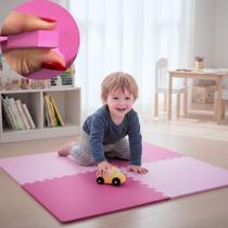 Kit 10 Placa EVA 50x50 10mm Tapete Tatame Manta Borracha Piso Emborrachado Academia Fitness Yoga Proteção Conforto Amortecimento Infantil Térmico.