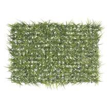 KIT 10 PLACA FOLHAGEM PAINEL DE GRAMA LONGA VERDE 40X60cm