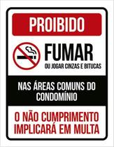 Kit 10 Placa Fumar Jogar Áreas Comuns Condomínio 36X46 Kit 10 Placa Fumar Jogar Áreas Comuns Condomínio 36X46