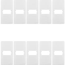 Kit 10 placa p/ condulete 1" 1p horiz c/ suporte margirius Kit 10 placa p/ condulete 1" 1p horiz c/ suporte margirius