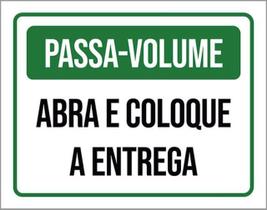 Kit 10 Placa Passa Volume Abra Colo A Entrega Ver 36X46