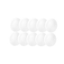 Kit 10 Placa Redonda 4 MarGirius Sleek Branco 16028