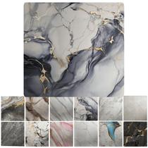 Kit 10 Placas 3d Grosso Mármore Autocolante Para Parede Decorativa Pvc Luxo Cor:Marmore Bege