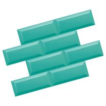 Kit 10 Placas 3d Pvc Azulejo De Metrô CORES Brilho -1 M2