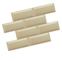 Kit 10 Placas 3d Pvc Azulejo De Metrô CORES Brilho -1 M2