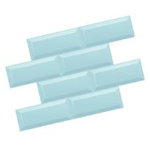 Kit 10 Placas 3d Pvc Azulejo De Metrô CORES Brilho -1 M2