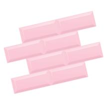 Kit 10 Placas 3d Pvc Azulejo De Metrô CORES Brilho -1 M2