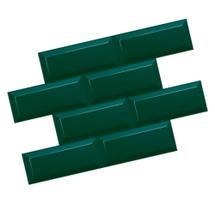 Kit 10 Placas 3d Pvc Azulejo De Metrô CORES Brilho -1 M2