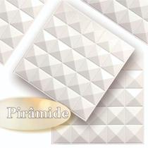 Kit 10 Placas 3d Revestimento De Parede Decorativa 25 x 25cm -