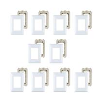 Kit 10 Placas 4X2 3 Módulo Thesi Bticino M5P3 Com Suporte Kit 10 Placas 4X2 3 Módulo Thesi Bticino M5P3 Com Suporte