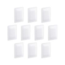 Kit 10 Placas 4X2 Cega Branco Com Suporte Zeffia Pial 680180