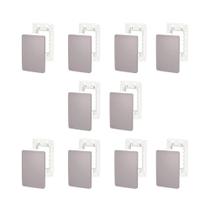 Kit 10 Placas 4X2 Cega S730100224 Axis Grey Orion Schneider