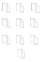 Kit 10 Placas 4x2 Com Suporte 3 Módulos Evidence - FAME Kit 10 Placas 4x2 Com Suporte 3 Módulos Evidence - FAME