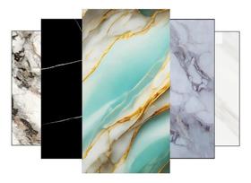 Kit 10 Placas Adesiva Mármore 3D Auto Colante Pa Mármore Ver