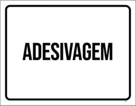 Kit 10 Placas Adesivagem Setor 36X46