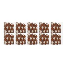 Kit 10 Placas Adesivas Mosaico PVC Autoadesivas para Parede Revestimento Decorativo Impermeável Kit 10 Placas Adesivas Mosaico PVC Autoadesivas para Parede Revestimento Decorativo Impermeável