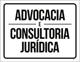 Kit 10 Placas Advocacia E Consultoria Jurídica 36X46