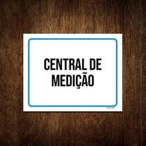 Kit 10 Placas Ambiente Sinalização Setor Central De Medição