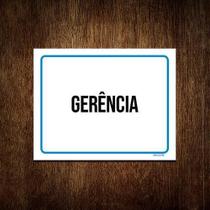 Kit 10 Placas Ambiente Sinalização Setor Gerência