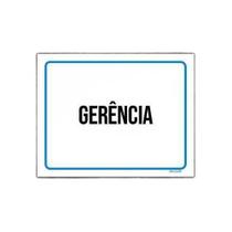 Kit 10 Placas Ambiente Sinalização Setor Gerência