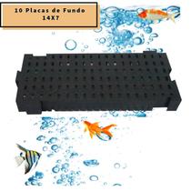 Kit 10 Placas Biologicas Filtro De Fundo 14x7 - Aquario Lago Kit 10 Placas Biologicas Filtro De Fundo 14x7 - Aquario Lago