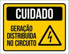 Kit 10 Placas Cuidado Geração Distribuída No Circuito 36X46