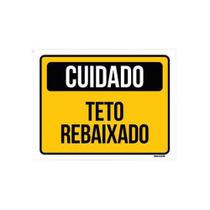 Kit 10 Placas Cuidado Teto Rebaixado