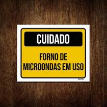 Kit 10 Placas Cuidadoforno De Microondas Em Uso Kit 10 Placas Cuidadoforno De Microondas Em Uso