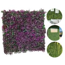 KIT 10 Placas de Buchinho Europeu 50x50 Grama Artificial para Muro Ingles / Jardim Vertical