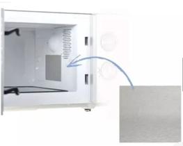 Kit 10 placas de microondas mica tamanho universal 14 x 14 cm