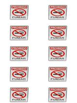 KIT 10 PlacaS DE Sinalizacão 20x15 Proibido Fumar C/ NFE
