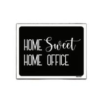 Kit 10 Placas Decorativa - Home Sweet Home Office