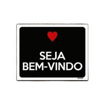 Kit 10 Placas Decorativa - Seja Bem Vindo