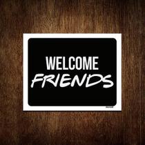 Kit 10 Placas Decorativa - Welcome Friends