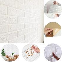 Kit 10 Placas Decorativas 3D Painel Adesivo Altorelevo Decoração de Parede 70x77cm Preto Branco Kit 10 Placas Decorativas 3D Painel Adesivo Altorelevo Decoração de Parede 70x77cm Preto Branco