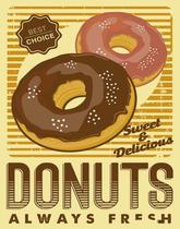 Kit 10 Placas Donuts Always Fresh